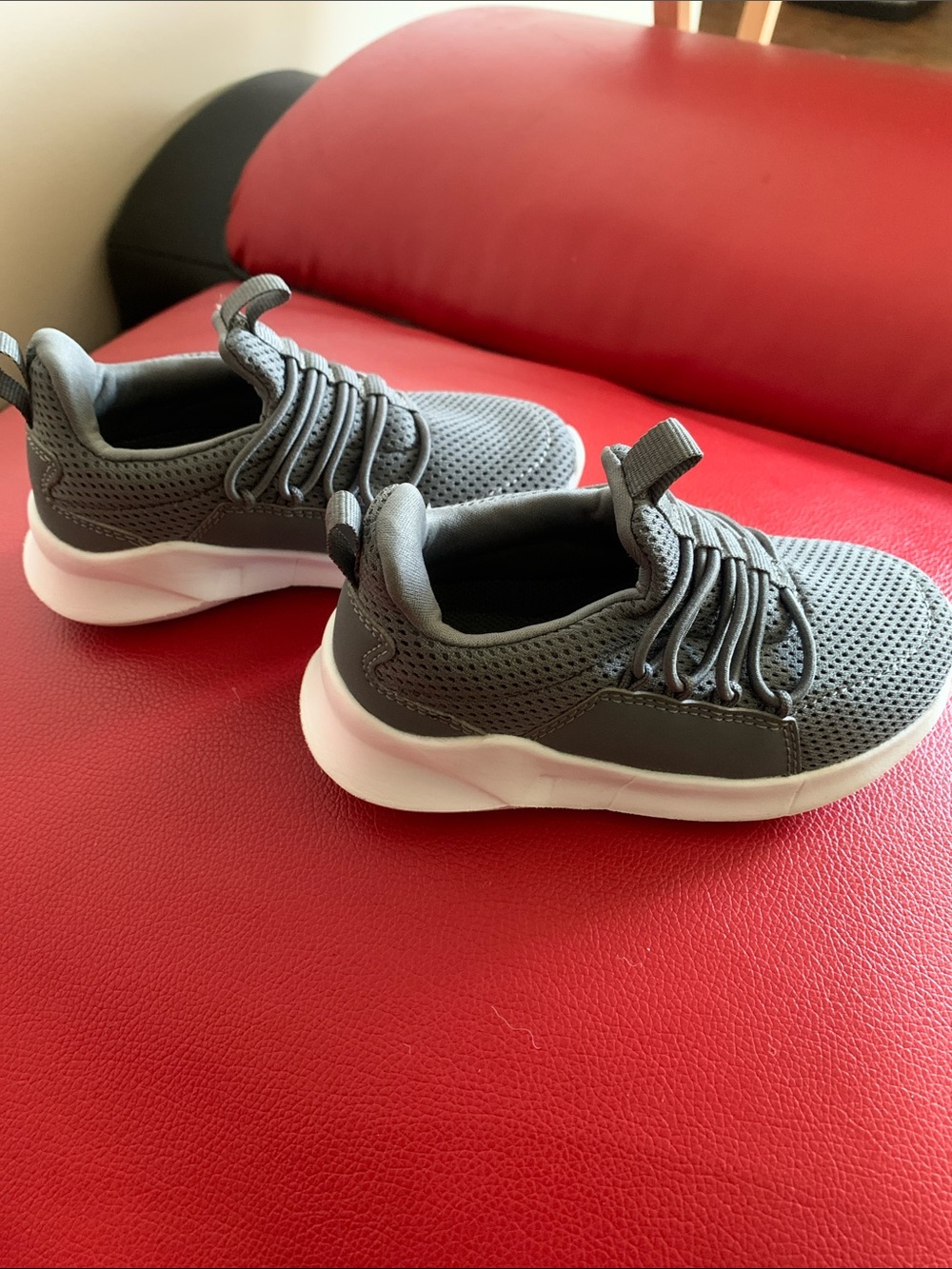 The Children's Place Gray Slip-On Knit Sneakers for Kids